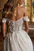 Gorgeous Fluffiness Pretty New Simple Appliques A-Line Sleeveless Mopping Bridal Gown Sexy Backless Elegant Wedding Dresses