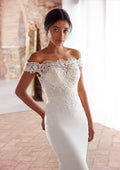 Civil Appliques Boat Neck Wedding Dress Mermaid Bridal Gown With Back Buttons Cвадебное платье Custom Made Lace Train