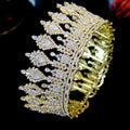 Luxury Bridal Hair Accessories Ladies Wedding Tiaras and Crowns Stage Awards Round Queen Crown Retro Men's Crown A00901