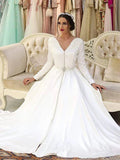 Moroccan caftan Evening Dresses V Neck Appliques Mother Dress Arabic Muslim Special Occasion Dresses Party Gowns WHITE